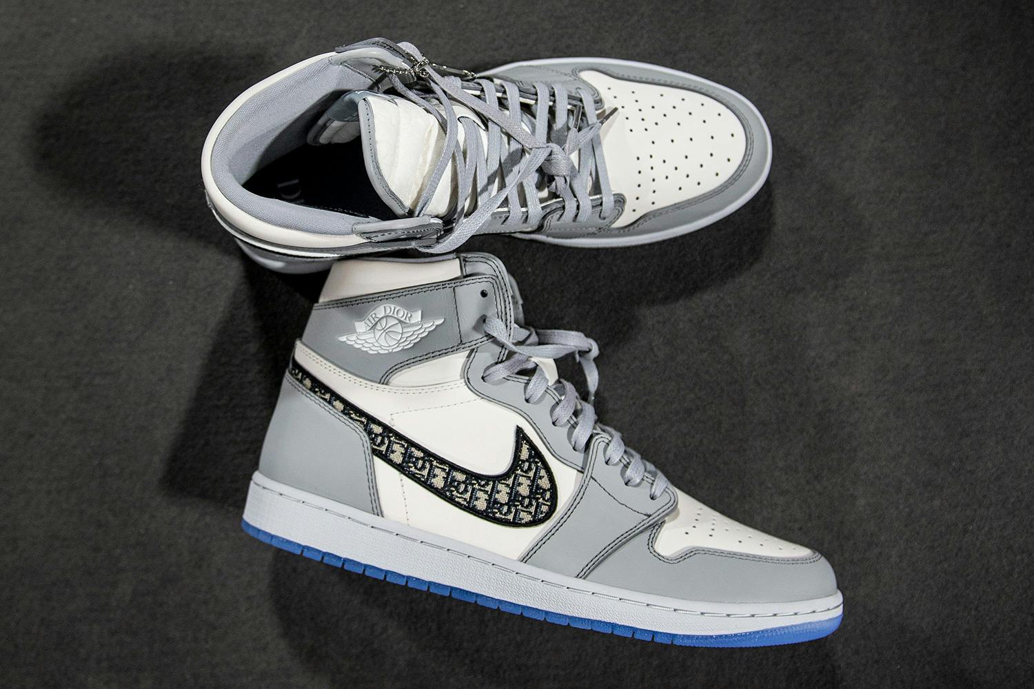 high top dior jordans